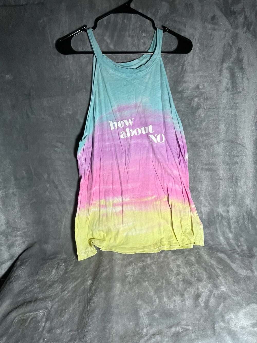 Torrid How About No Tie Dye High Neck Tank Top